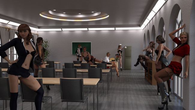 Обои картинки фото 3д графика, люди , people, взгляд, девушка, фон