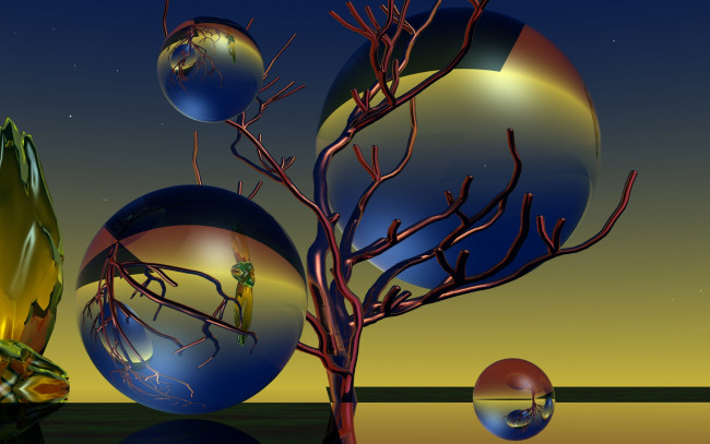 Обои картинки фото 3д графика, шары , balls, фон, шары