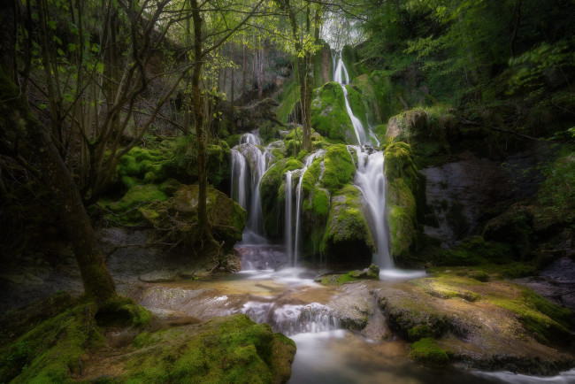 Обои картинки фото природа, водопады, простор