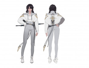 Картинка аниме unknown +другое+ девушка форма