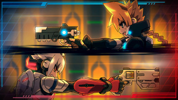 Картинка аниме azure+striker+gunvolt azure striker gunvolt 2