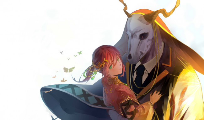 Обои картинки фото аниме, mahou tsukai no yome, невеста, чародея