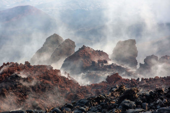 Картинка природа горы камни пар