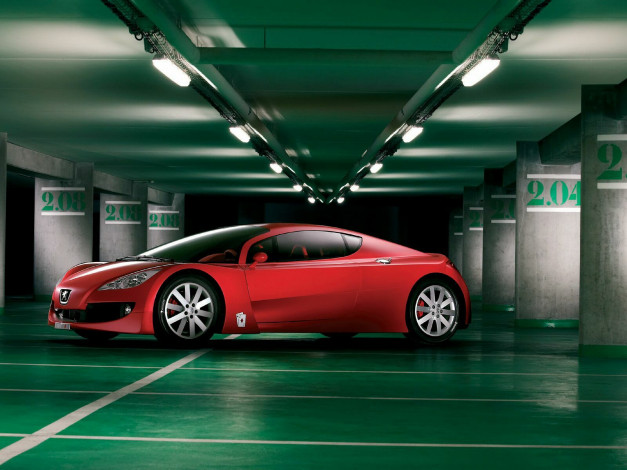 Обои картинки фото peugeot, rc, автомобили