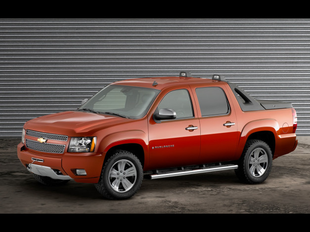 Обои картинки фото 2007, chevrolet, avalanche, z71, plus, автомобили