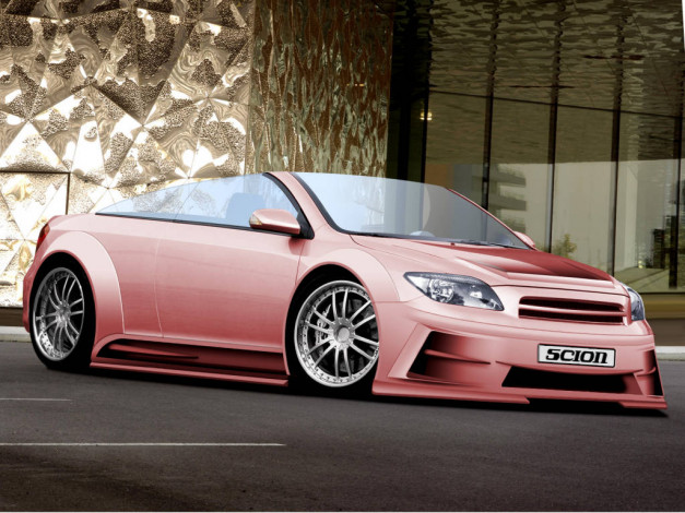 Обои картинки фото автомобили, scion