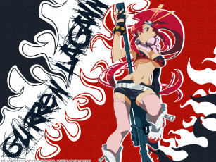 Картинка аниме tengen toppa gurren lagann yoko littner