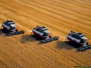 обоя техника, комбайны