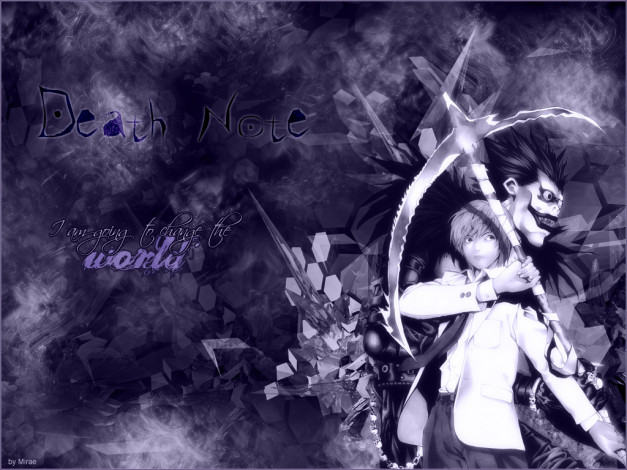 Обои картинки фото dn7, аниме, death, note