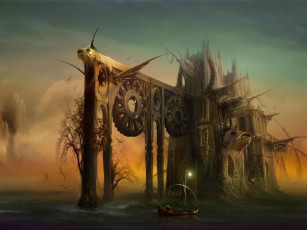 Картинка фэнтези замки