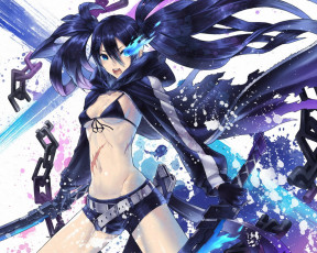 Картинка аниме black rock shooter