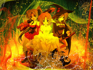 Картинка аниме higurashi no naku koro ni ryuuguu rena sonozaki mion shion