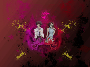 Картинка lelouch&kallen аниме code geass