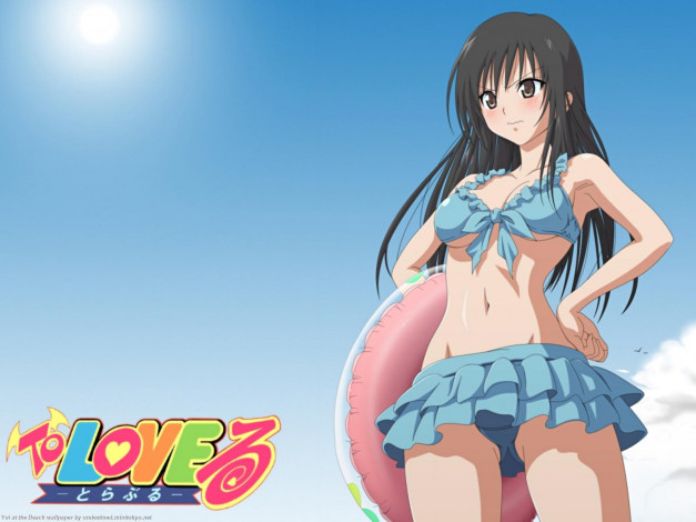 Обои картинки фото аниме, to, love, ru