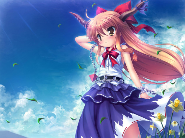 Обои картинки фото аниме, touhou