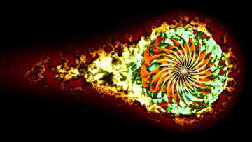 Картинка 3д графика fractal фракталы абстракция