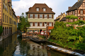 Картинка colmar франция города улицы площади набережные дома канал