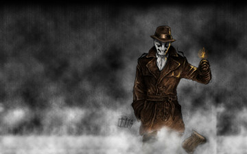 Картинка хранители рисованные комиксы роршах уолтер ковач комикс watchmen