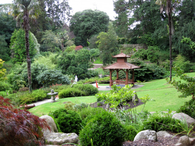 Обои картинки фото japanese, garden, ирландия, эннискерри, природа, парк, сад
