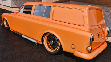 обоя автомобили, 3д, volvo, 1961