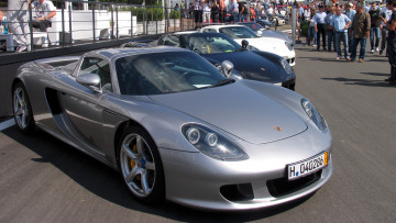 Картинка porsche 911 carrera gt автомобили выставки уличные фото германия элитные dr ing h c f ag спортивные