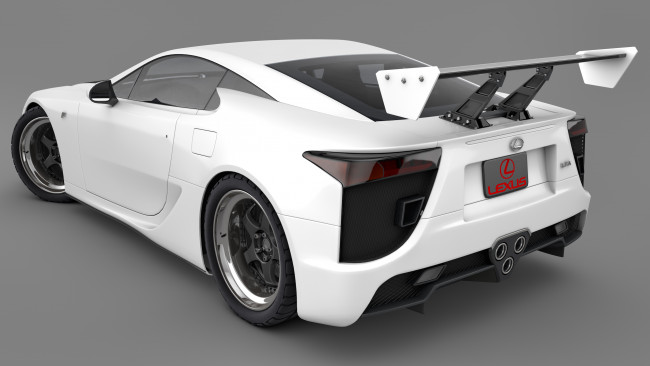 Обои картинки фото автомобили, 3д, 2010, lexus