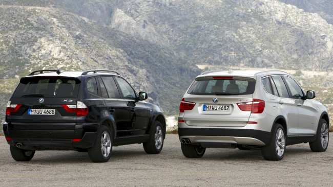 Обои картинки фото bmw, x3, автомобили, bayerische, motoren, werke, ag, мотоциклы, германия