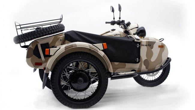 Обои картинки фото мотоциклы, коляской, мощь