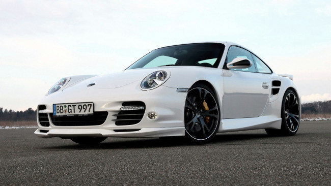 Обои картинки фото porsche, 911, turbo, автомобили, dr, ing, h, c, f, ag, германия, спортивные, элитные