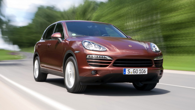 Обои картинки фото porsche, cayenne, автомобили, dr, ing, h, c, f, ag, элитные, спортивные, германия