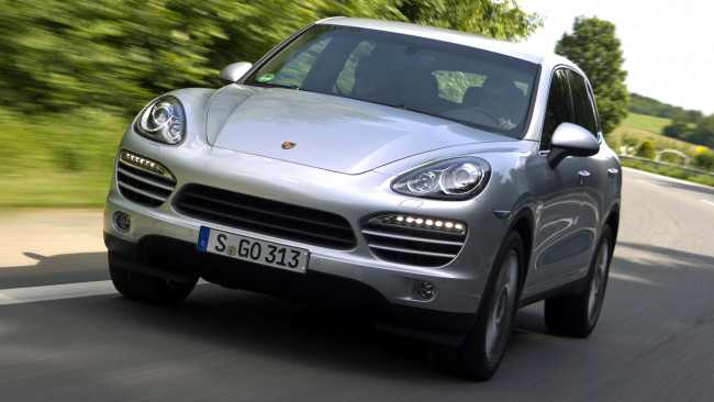 Обои картинки фото porsche, cayenne, автомобили, германия, элитные, dr, ing, h, c, f, ag, спортивные