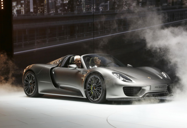 Обои картинки фото 2014, porsche, 918, spyder, автомобили