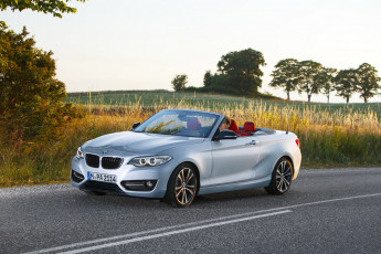 Картинка 2014+bmw+228i+f23+convertible автомобили bmw металлик кабриолет серебристый