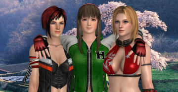 Картинка 3д+графика аниме+ anime девушки взгляд фон улыбки