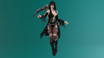 Картинка 3д+графика аниме+ anime девушка фон взгляд