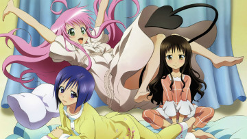 Картинка to+love-ru аниме to-love-ru взгляд девушки