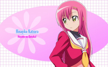 обоя аниме, hayate no gotoku, девушка, фон, взгляд