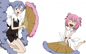 Картинка аниме xxxholic улыбка веер девушки