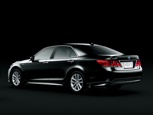 Обои картинки фото автомобили, toyota, s210, athlete, crown, темный