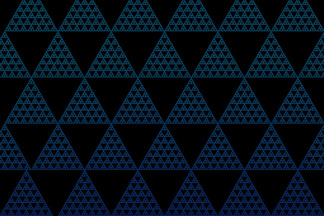 Обои картинки фото 3д графика, текстуры ,  textures, трифорс, треугольники, иллюзия, частицы