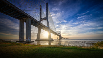 Картинка города -+мосты залив мост