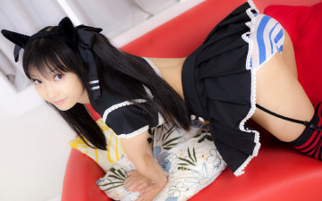 Картинка разное cosplay+ косплей anine cosplay японка азиатка попка asian