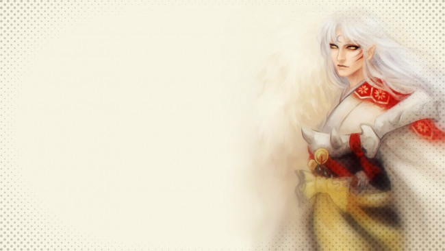 Обои картинки фото разное, арты, аниме, инуяша, арт, сешимару