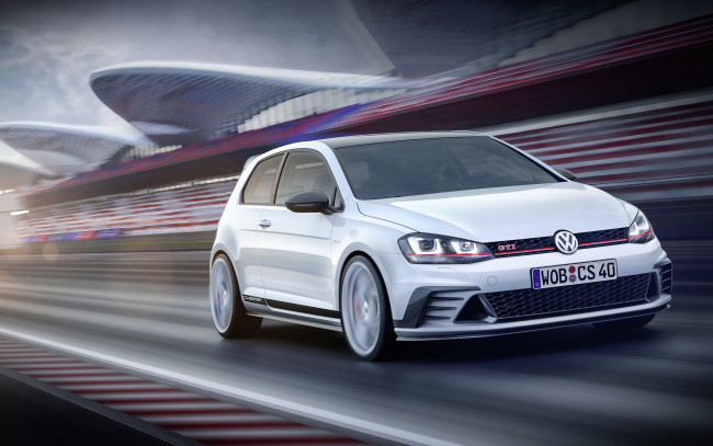 Обои картинки фото автомобили, volkswagen, 2015, golf, gti, clubsport, concept, typ, 5g, фольксваген, гольф