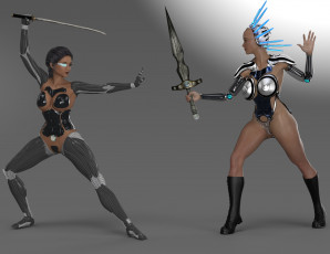 Картинка 3д+графика фантазия+ fantasy фон взгляд девушки