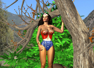 Картинка 3д+графика фантазия+ fantasy фон взгляд девушка