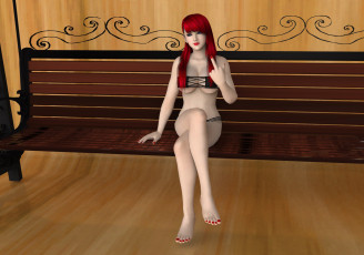 Картинка 3д+графика люди+ people фон взгляд девушка