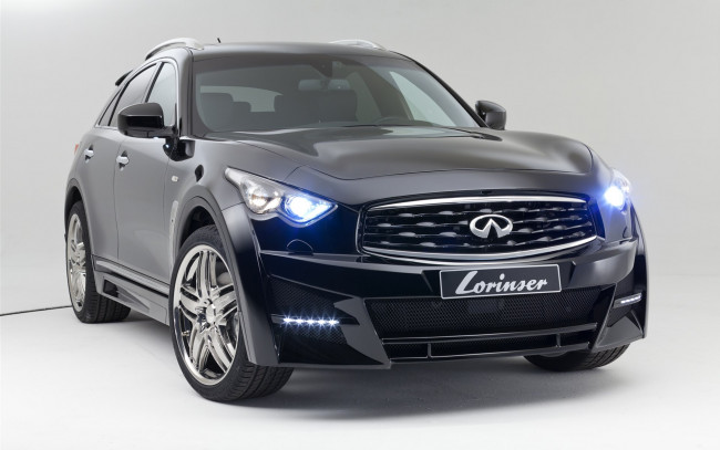 Обои картинки фото автомобили, infiniti, fx, инфинити, серебристый