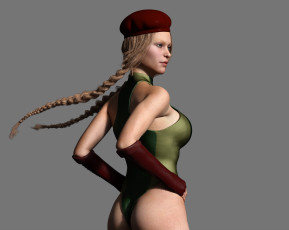 Картинка 3д+графика люди+ people девушка взгляд фон