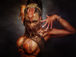 Картинка девушки -unsort+ креатив лицо взгляд